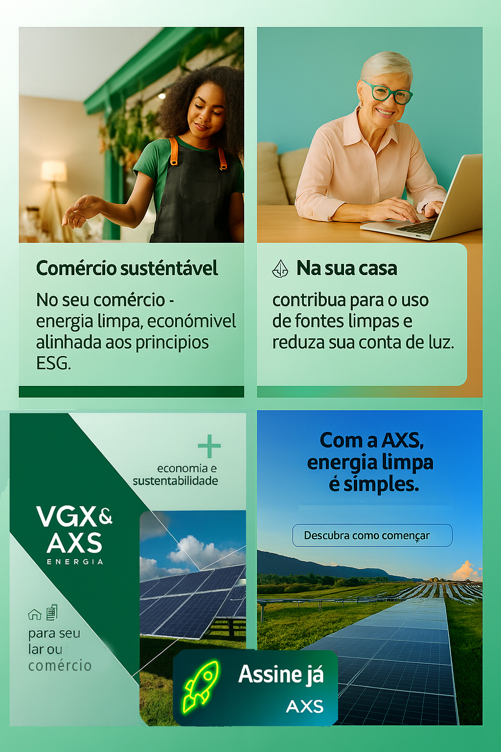Assine VGX & AXS Energia